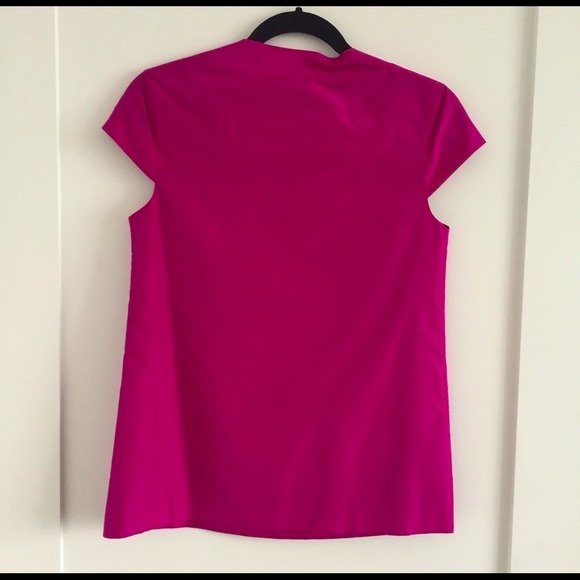 Kate Spade Silk Bow Tied Top XS NWOT - Picture 3 of 4